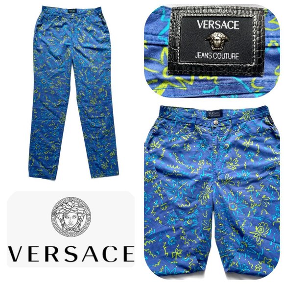 Auc Versace couture high rise medusa head vintage jeans - Picture 13 of 13